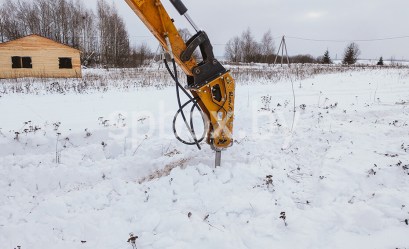 Гидромолот Delta FX-5 для экскаватора-погрузчика Минск фото