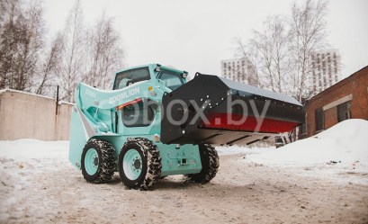 Щетка дорожная коммунальная Impulse SP1850B с бункером на Мини-погрузчик фото