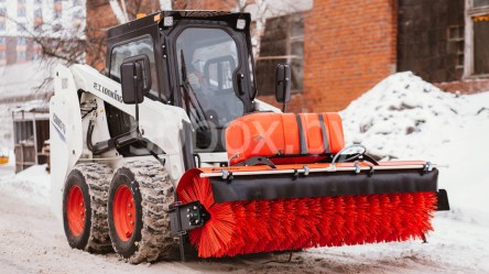 Щетка дорожная коммунальная Impulse SP1800G на Мини-погрузчик фото