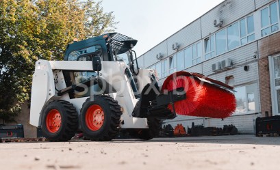 Щетка дорожная коммунальная Impulse SP1800G на Мини-погрузчик фото