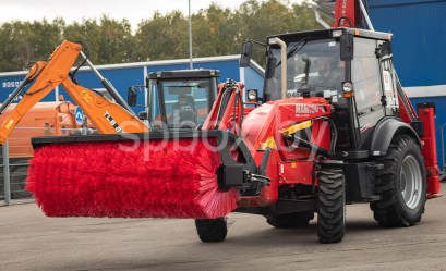 Щетка дорожная Impulse SP2400G гидроповорот с плитой Минск фото