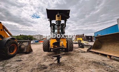 Гидробур Delta RD6 на Экскаватор-погрузчик, Мини-погрузчик, Мини-экскаватор