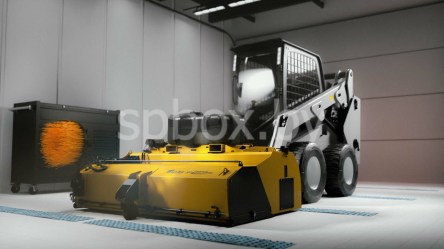 Щетка дорожная с передним бункером Delta SP 1850 FH Минск фото