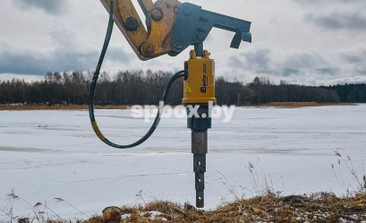 Гидробур Delta RD6 на Экскаватор-погрузчик, Мини-погрузчик, Мини-экскаватор