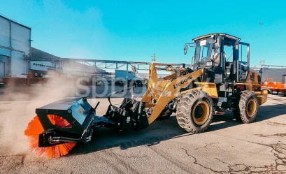 Щетка дорожная Impulse SP2400G гидроповорот с плитой Минск фото