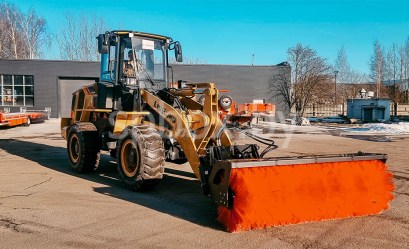 Щетка дорожная Impulse SP2400G гидроповорот с плитой Минск фото