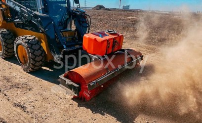 Щетка дорожная коммунальная Impulse SP1800G на Мини-погрузчик фото